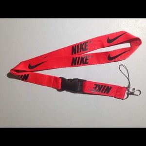 red nike keychain